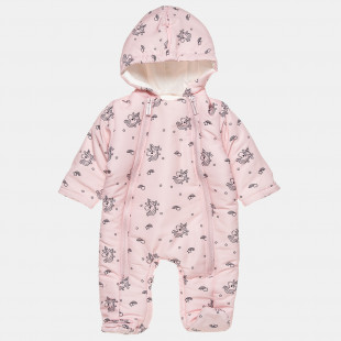 Pramsuit with unicorn design (1-12 months)