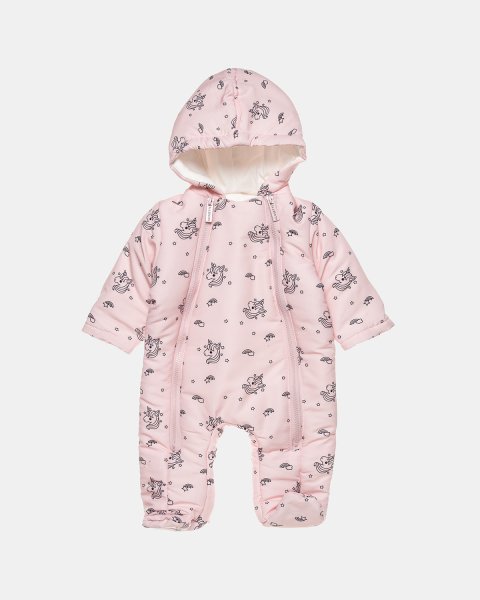 Pramsuit with unicorn design (1-12 months)