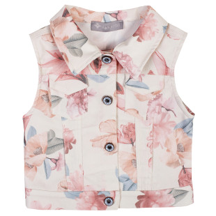 Floral vest (6-14 years)