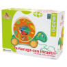 Wooden Sliding Turtle With Sevi Shapes