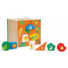 Wooden Sorting Cube with Wedges Sevi