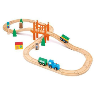 My First Wooden Train Sevi 39pcs (3+ years)