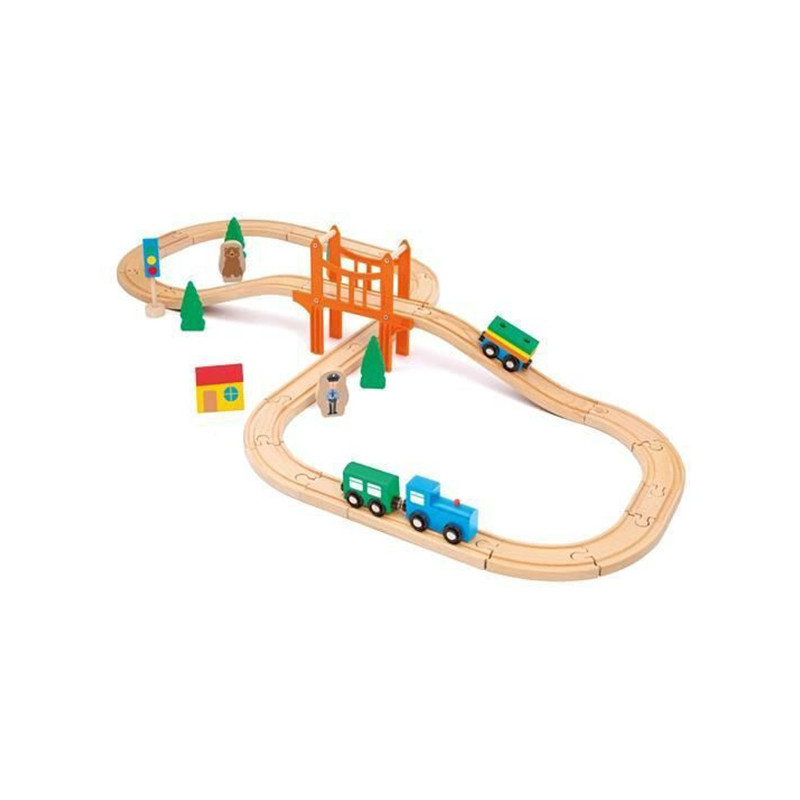 My First Wooden Train Sevi 39pcs (3+ years)