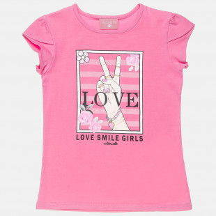 Top with glitter print detail (6-16 years)