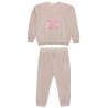 Tracksuit velour with eco fur detail (12 months-5 years)