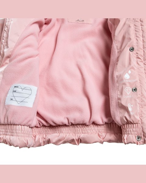 Μπουφάν φουσκωτό με fleece επένδυση (12 μηνών-5 ετών)