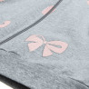 Zip hoodie with metallic thread (12 months-5 years)