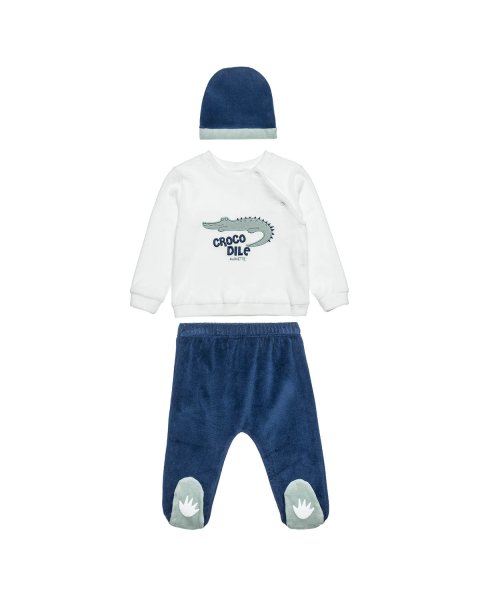 Σετ βελουτέ Tender Comforts με σκουφάκι (3-12 μηνών)