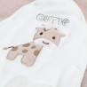 Pramsuit velour Tender Comforts with embroidery (1-12 months)