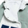 Pramsuit velour Tender Comforts with embroidery (1-12 months)