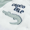 Pramsuit velour Tender Comforts with embroidery (1-12 months)