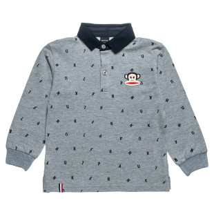 Long sleeve pique Paul Frank top with embroidery (12 months-5 years)