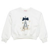 Long sleeve top cotton fleece blend (12 months-5 years)