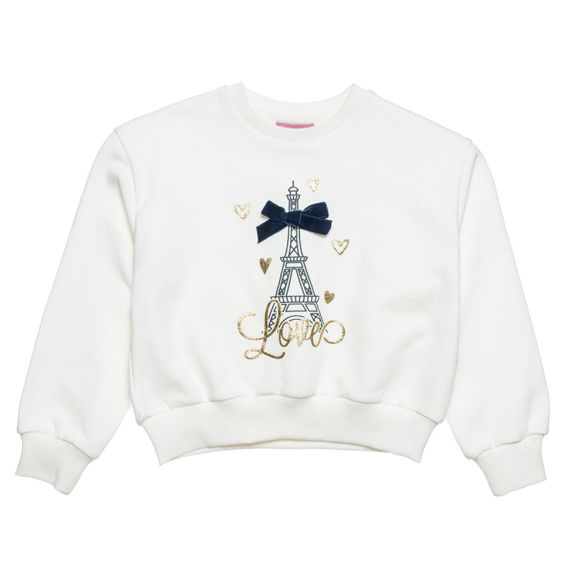 Long sleeve top cotton fleece blend (12 months-5 years)