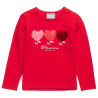 Long sleeve top with waffle elements (18 months-5 years)