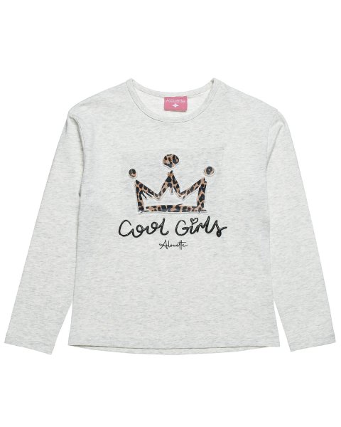 Long sleeve top with embossed design (6-16 years)