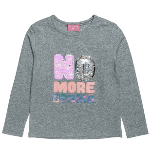 Long sleeve top with double-sided sequins (6-16 years)