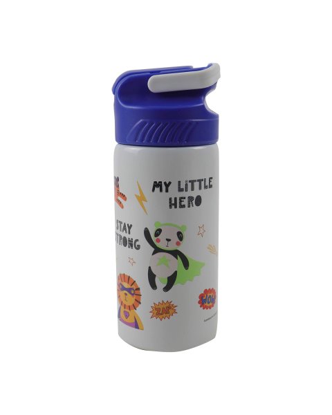 Παγούρι ανοξείδωτο με καλαμάκι 500ml