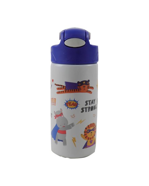 Παγούρι ανοξείδωτο με καλαμάκι 500ml