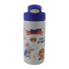 Stainless steel water bottle with straw 500ml