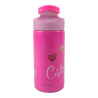 Stainless steel water bottle with straw 500ml