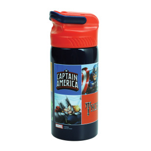 Παγούρι ανοξείδωτο με καλαμάκι 500ml
