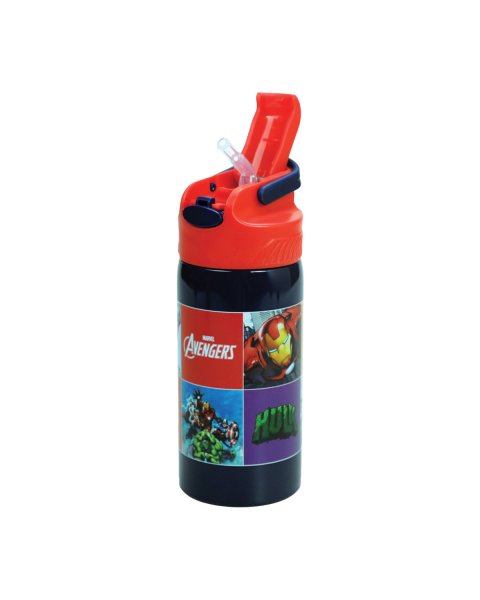 Παγούρι ανοξείδωτο με καλαμάκι 500ml