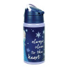 Aluminum water bottle with straw Frozen 500ml