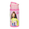 Παγούρι αλουμινίου με καλαμάκι Barbie 500ml