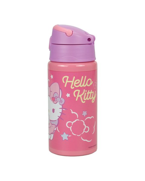Παγούρι αλουμινίου με καλαμάκι Hello Kitty 500ml