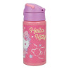 Παγούρι αλουμινίου με καλαμάκι Hello Kitty 500ml