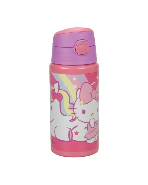 Aluminum water bottle with straw Hello Kitty 500ml