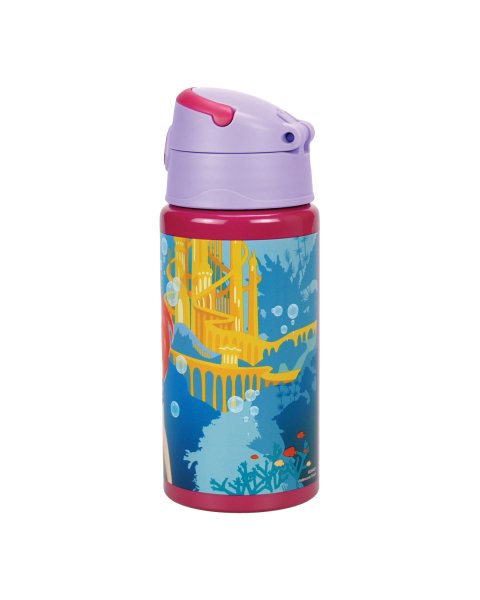 Παγούρι αλουμινίου με καλαμάκι Disney Mermaid 500ml