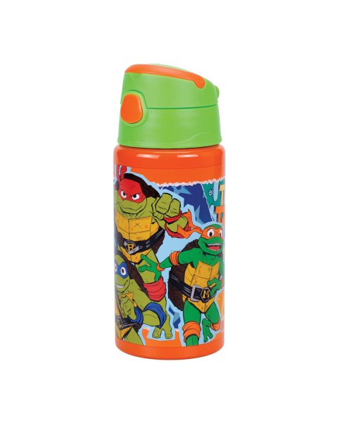 Aluminum water bottle with straw Ninja Turtles 500ml
