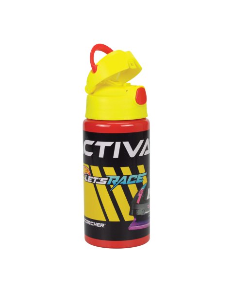 Aluminum water bottle with straw Hot Wheels 500ml