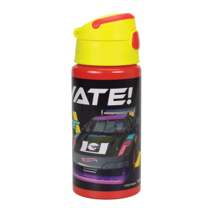 Παγούρι αλουμινίου με καλαμάκι Hot Wheels 500ml