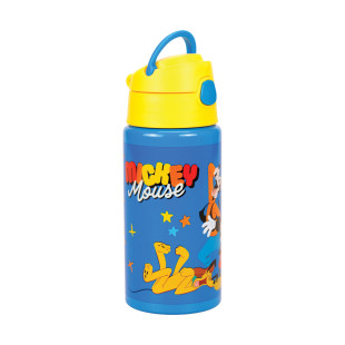 Παγούρι αλουμινίου με καλαμάκι Disney Mickey Mouse 500ml
