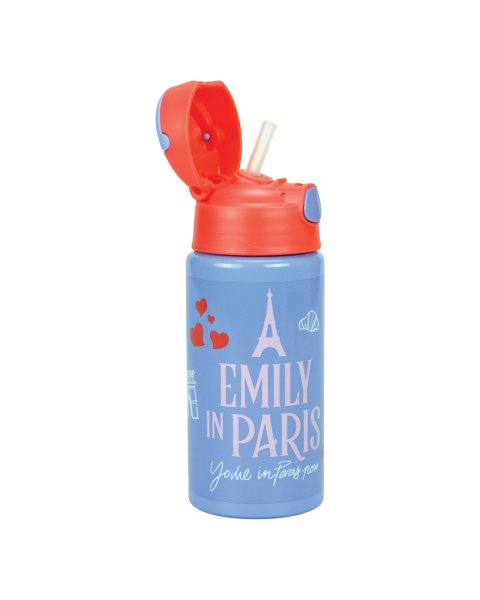 Παγούρι αλουμινίου με καλαμάκι Emily in Paris 500ml