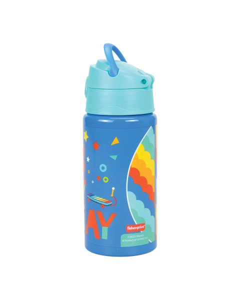 Παγούρι αλουμινίου με καλαμάκι Fisher-Price 500ml
