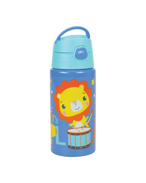 Aluminum water bottle with straw Fisher-Price 500ml
