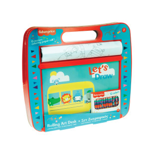 Σετ ζωγραφικής με 12 κηρομπογιές Fisher-Price (3+ ετών)