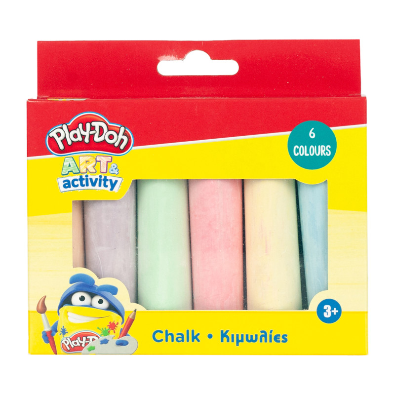 Κιμωλίες jumbo 6τμχ Play-Doh (3+ ετών)