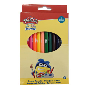Σετ χρωματιστών μολυβιών 12τμχ Play-Doh (3+ ετών)
