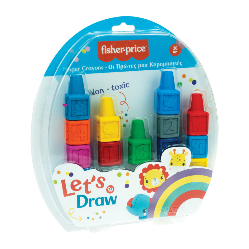Fisher-Price 13-piece finger crayon set (3+ years)