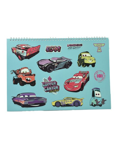 Drawing pad A4 with stickers Disney Cars
