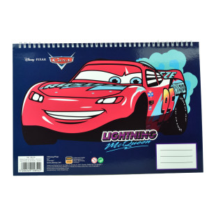 Μπλοκ ζωγραφικής Α4 με αυτοκόλλητα Disney Cars