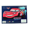 Μπλοκ ζωγραφικής Α4 με αυτοκόλλητα Disney Cars