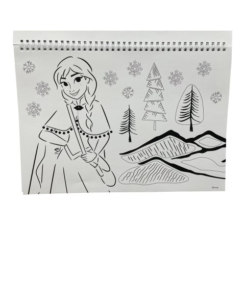 Μπλοκ ζωγραφικής Α4 με αυτοκόλλητα Disney Frozen