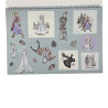 Drawing pad A4 with stickers Disney Frozen