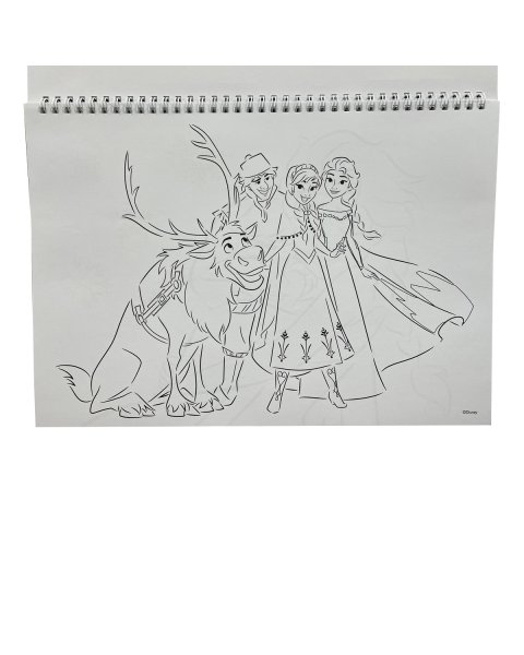 Drawing pad A4 with stickers Disney Frozen